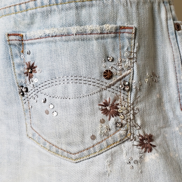 Abercrombie & Fitch Embellished Denim Skirt - Picture 3 of 7